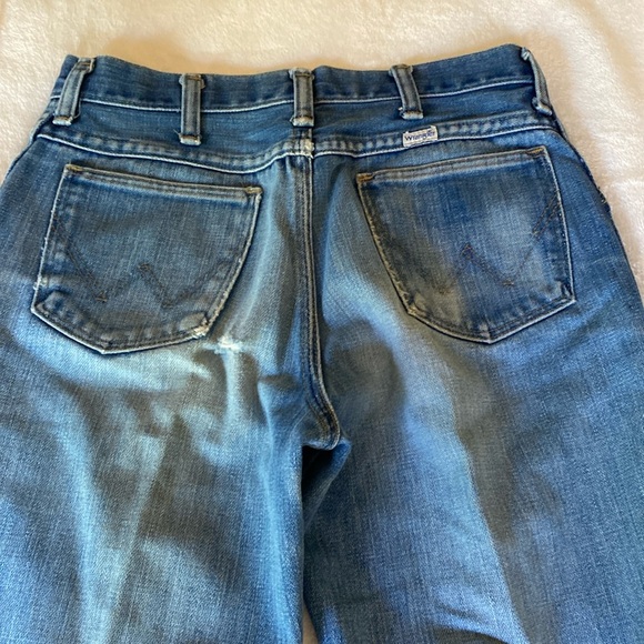 Wranglers Denim - Vintage (1970s) women’s wranglers 30x34. In great shape.Perfect vintage look.